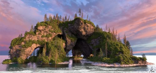 Kraken Island by Aron-kamolz 