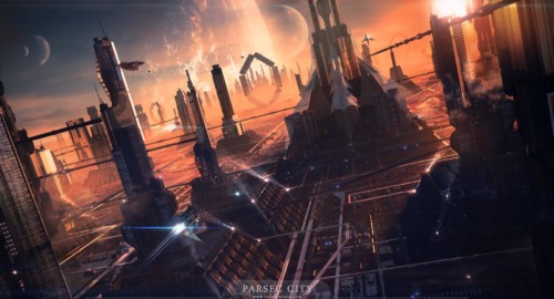 "Parsec City" by Christian Hecker