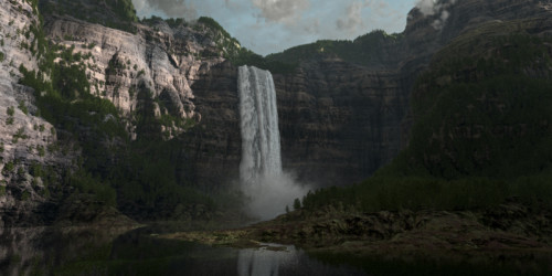 Cliff By René Van Megen 