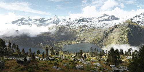 Néouvielle Lake by Marc Schneider